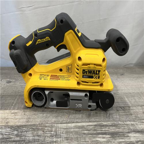 AS-IS DEWALT 20V MAX* XR Brushless Cordless Belt Sander (Tool-Only)