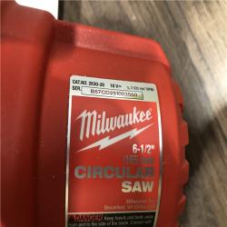AS-IS Milwaukee M18 18V Lithium-Ion Cordless 6-1/2 in. Circular Saw (Tool-Only)