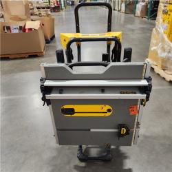 As-Is- DEWALT 15 Amp Corded 10 in. Job Site Table Saw with Rolling Stand