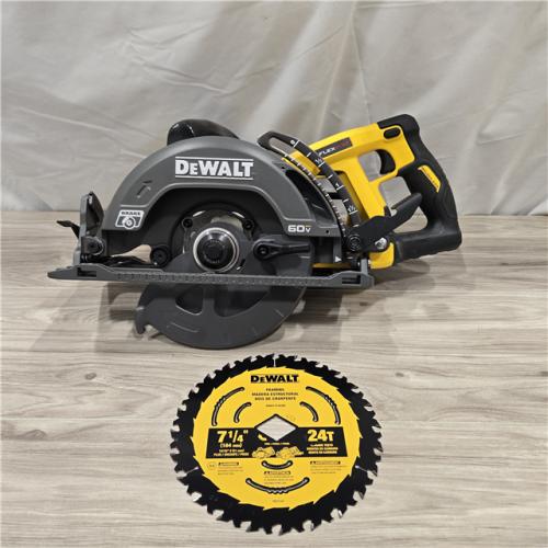 AS-IS DEWALT FLEXVOLT 60V MAX Cordless 7-1/4 in. Wormdrive Style Circular Saw (Tool Only)