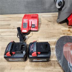 HOUSTON LOCATION - AS-IS (APPEARS LIKE NEW) Milwaukee FUEL ONE-KEY 18V Lithium-Ion Brushless Cordless 9 in. Cut Off Saw Kit