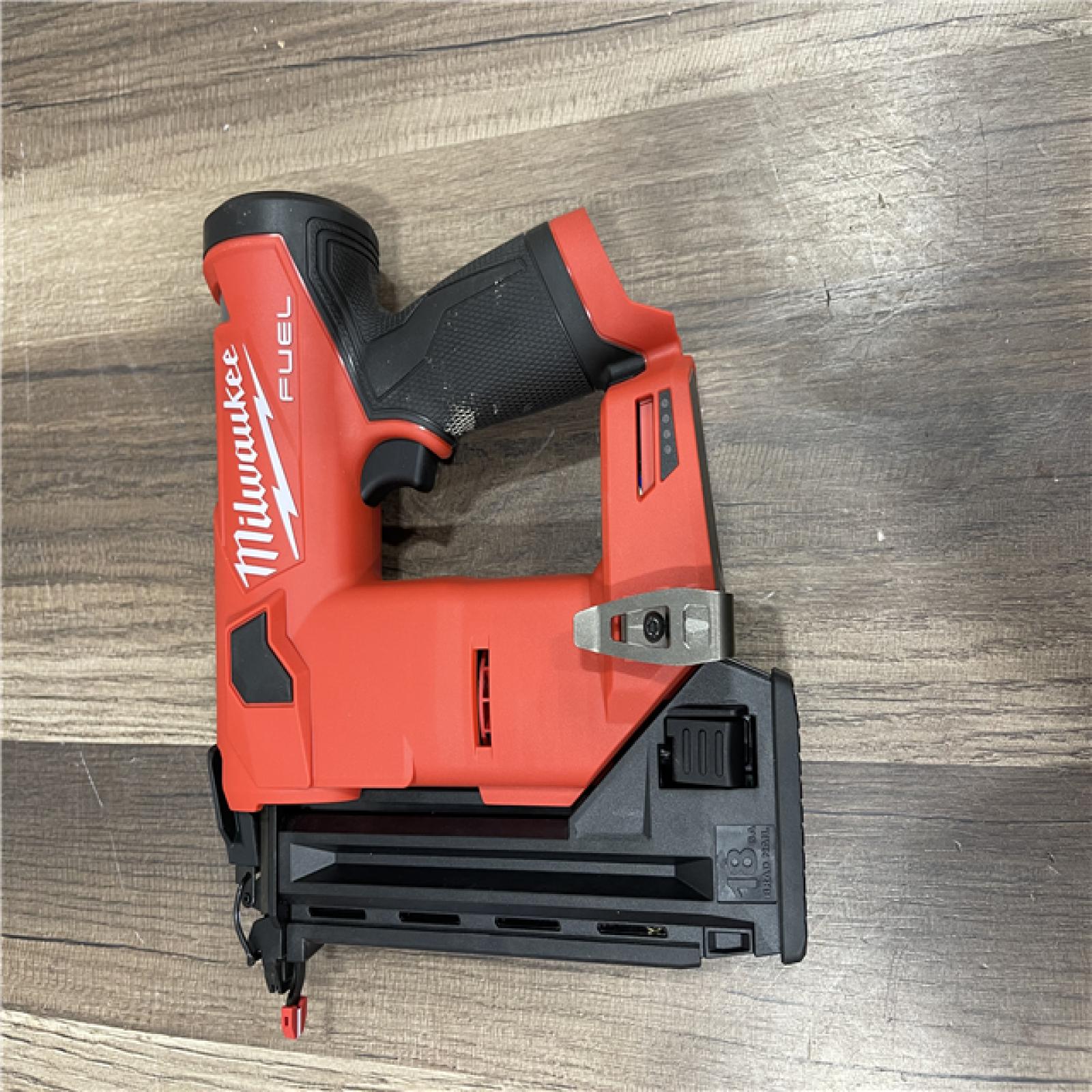 AS-IS Milwaukee M12 FUEL 12-Volt Lithium-Ion Brushless Cordless 18-Gauge 1-1/2 in. Compact Brad Nailer (Tool Only)