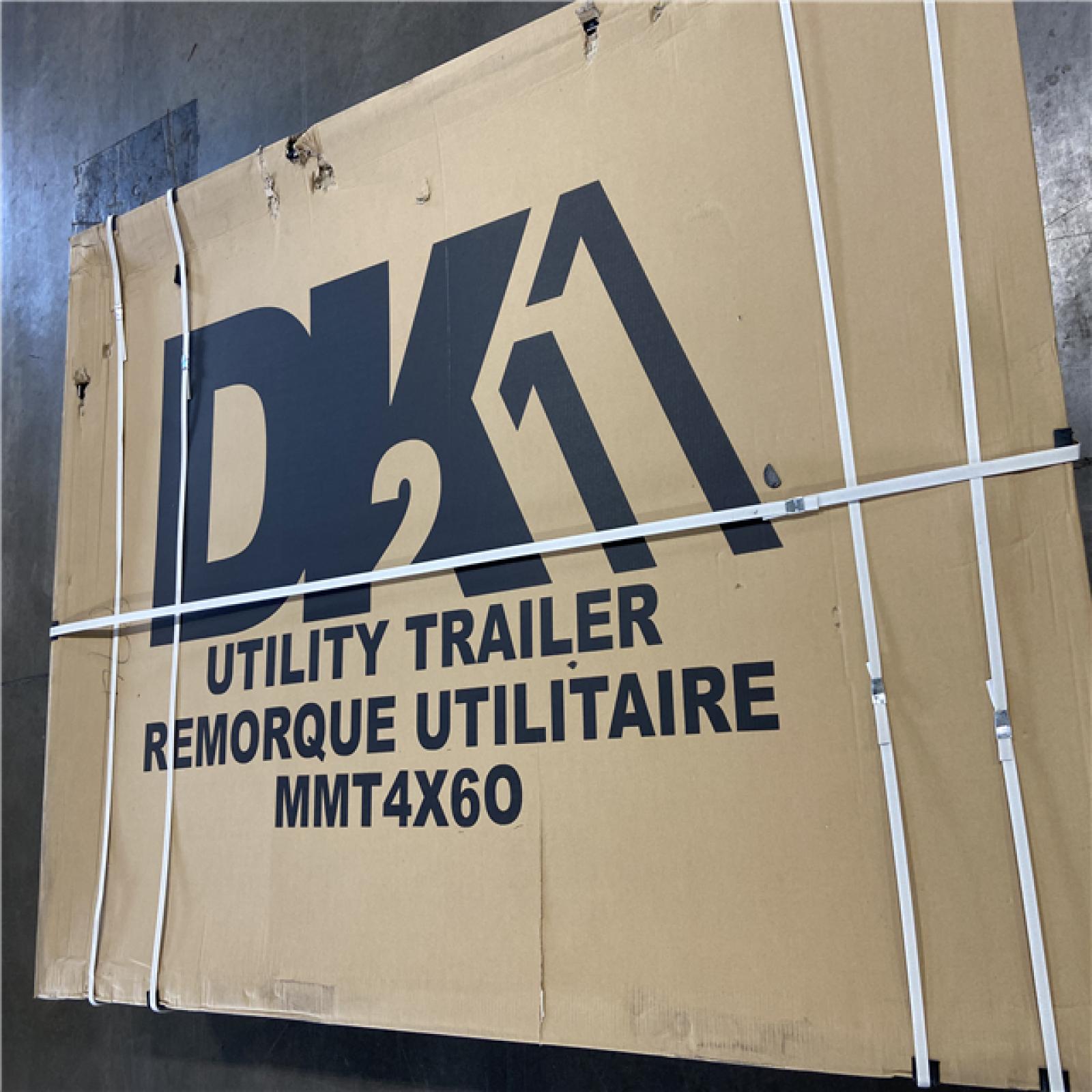 DALLAS LOCATION - DK2 by Marlon MMT4X6O 4 ft. x 6 ft. Single Axle Open Rail Utility Trailer | 1,314-lb Capacity with Ramp Gate