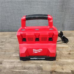 HOUSTON LOCATION - AS-IS Milwaukee M18 Packout Six Bay Rapid Charger (TOOL ONLY)