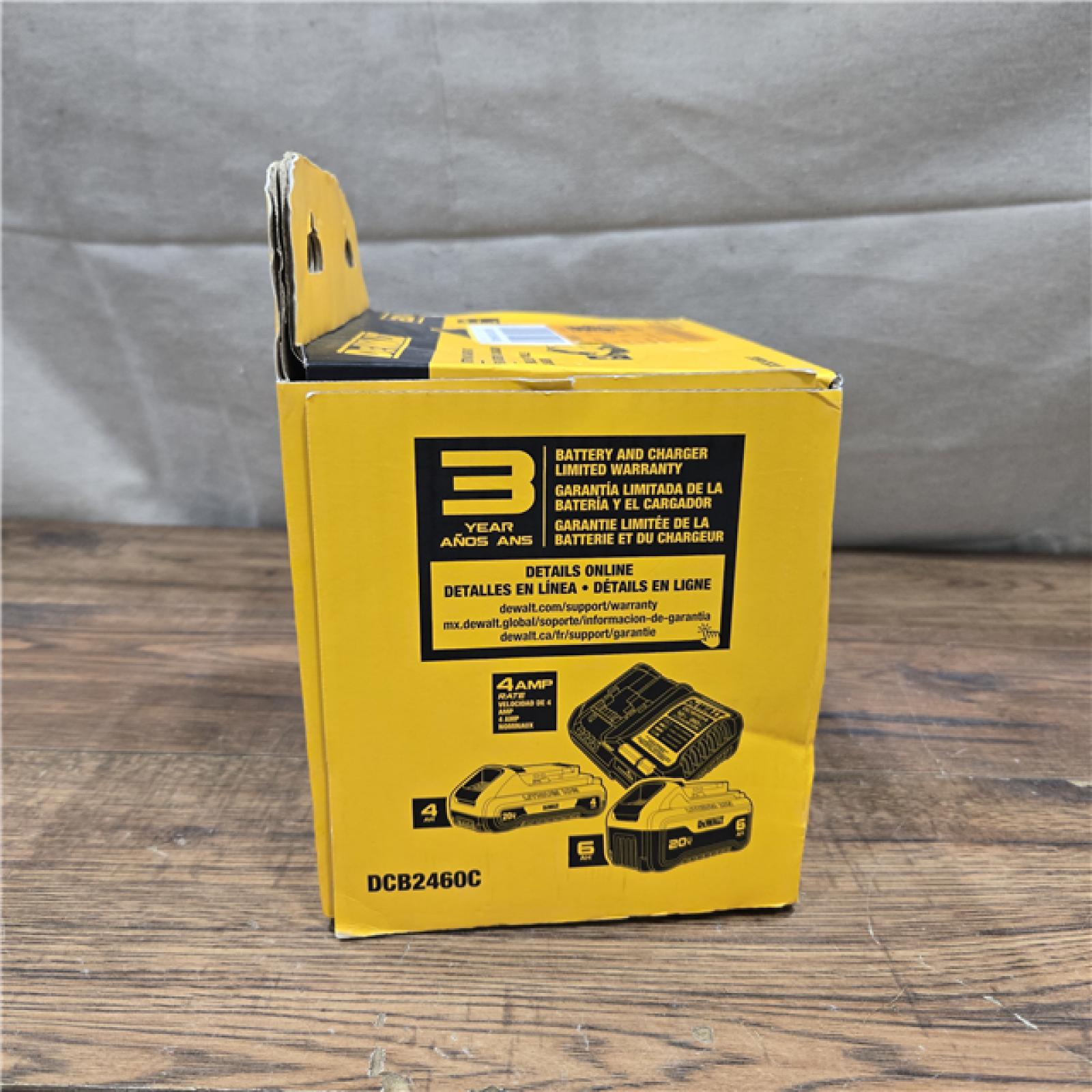 NEW! DEWALT 20V MAX Lithium-Ion 6.0Ah and 4.0Ah Battery and Charger Starter Kit