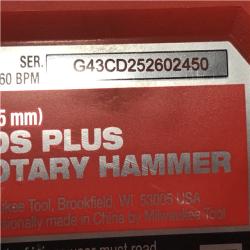 AS-IS Milwaukee 8 Amp Corded 1 in. SDS D-Handle Rotary Hammer