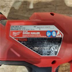 HOUSTON LOCATION - AS - IS Milwaukee FUEL 18-Volt Lithium-Ion Brushless Cordless Gen II 18-Gauge Brad Nailer (Tool-Only)