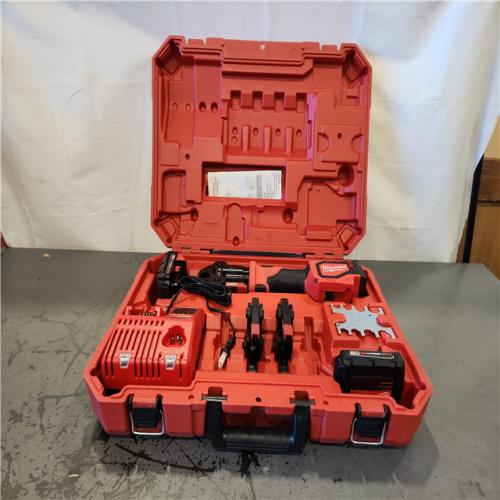 AS-IS- Milwaukee M18 18V Lithium-Ion Cordless Short Throw Press Tool Kit