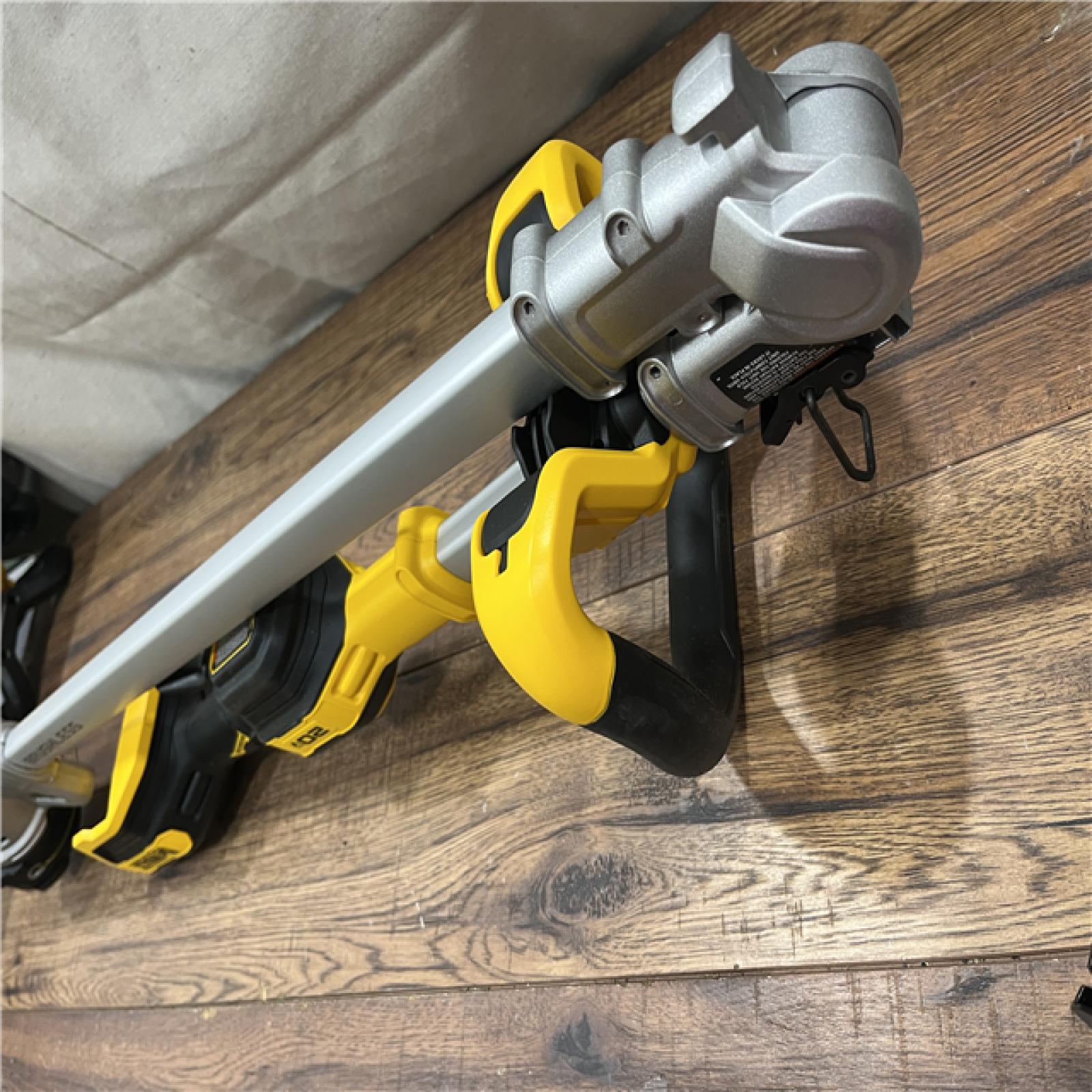 AS-IS 20V MAX Cordless Battery Powered String Trimmer & Blower Combo Kit with (1) 4 Ah Battery & Charger
