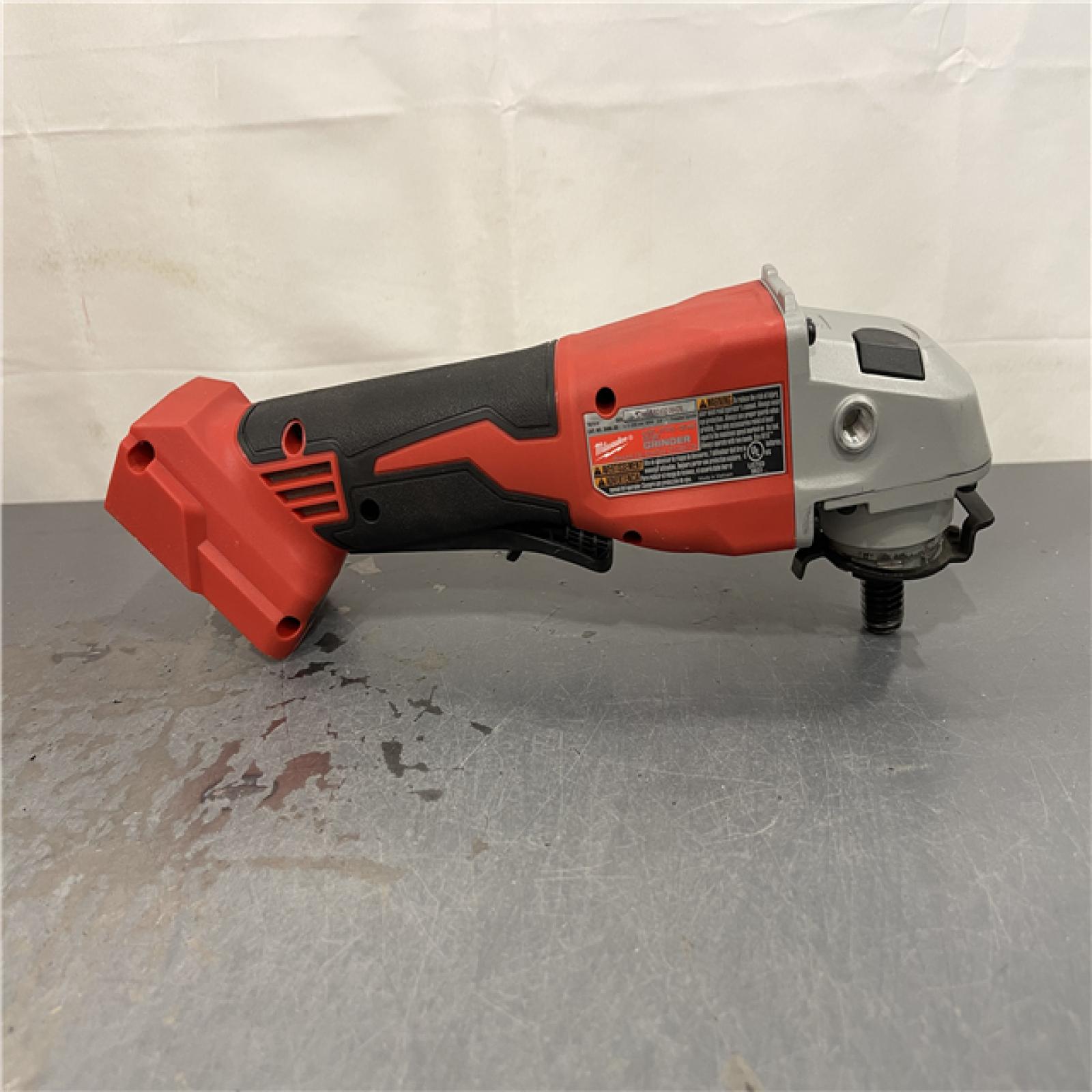 AS-IS  - Milwaukee M18 18V Lithium-Ion Brushless Cordless 4-1/2 in./5 in. Grinder w/Paddle Switch