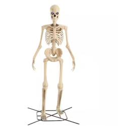 DALLAS LOCATION - Home Accents Holiday 12 ft. Grave & Bones Giant-Sized Skelly with LifeEyes™ LCD Eyes H5 - (2 UNITS)