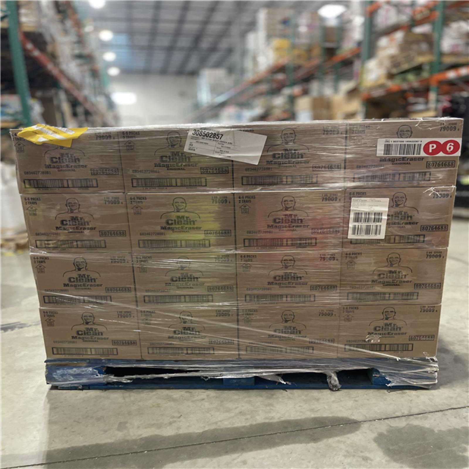 NEW! - Mr. Clean Magic Eraser Sponge (6 Count) PALLET-(480 UNITS)