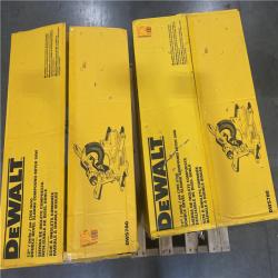 Dallas Location - As-Is- DEWALT 15 Amp Corded 12 in. Double Bevel Sliding Compound Miter Saw(Lot Of 2)