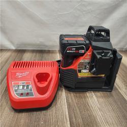 AS-IS- Milwaukee -M12 Green Beam Laser 360° 3-Plane Kit