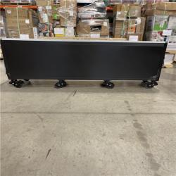 DALLAS LOCATION- AS-IS HUSKY  96 IN. W x 24 IN. MATTE BLACK MOBILE WORKBENCH