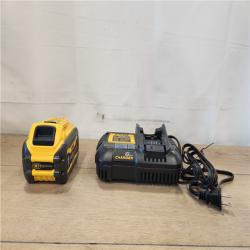 AS-IS- FLEXVOLT 20V/60V MAX Lithium-Ion 6.0Ah Battery Pack with 6 Amp Output Charger