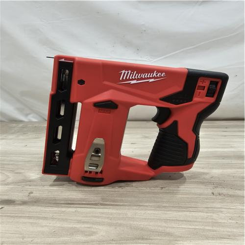 AS-IS Milwaukee12-Volt Lithium-Ion Cordless 3/8 in. Crown Stapler (Tool-Only)