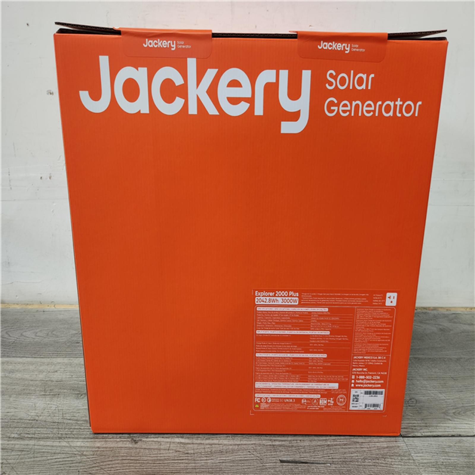 Phoenix Location NEW Jackery Solar Generator Explorer 2000 Plus 2042.8Wh/ 3000W Model No. Je-2000C