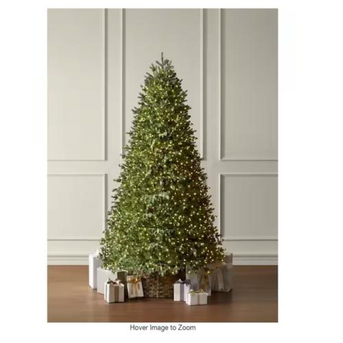 NEW! - Home Decorators Collection 7.5 ft. Elegant Twinkling Grand Fir LED Pre-Lit Artificial Christmas Tree with Timer T32