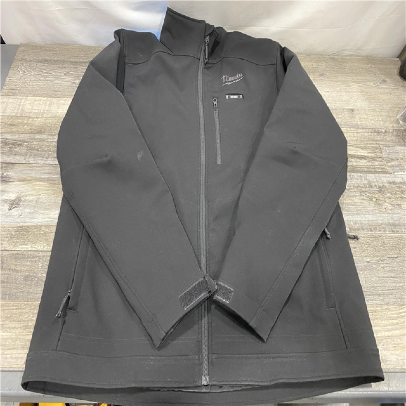 AS-IS Milwaukee Men's X-Large 12V Lithium-Ion Cordless TOUGHSHELL Black Heated Jacket (Jacket Only)