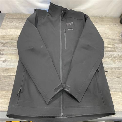 AS-IS Milwaukee Men's X-Large 12V Lithium-Ion Cordless TOUGHSHELL Black Heated Jacket (Jacket Only)