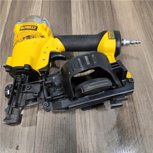 AS-IS DEWALT 1-3/4 in. 15 Degree Pneumatic Coil Roofing Nailer