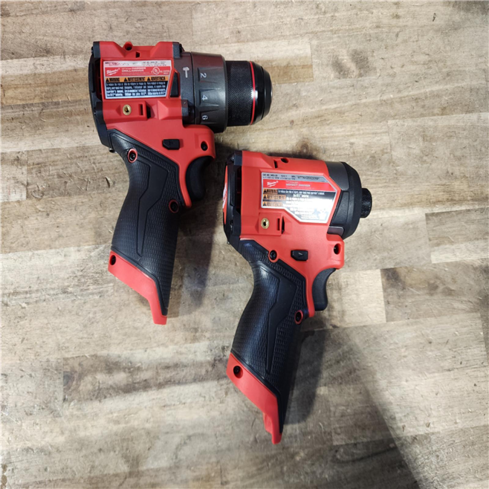 HOUSTON LOCATION - AS-IS (APPEARS LIKE NEW) Milwaukee FUEL 12-Volt Lithium-Ion Brushless Cordless Hammer Drill and Impact Driver Combo Kit