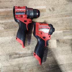 HOUSTON LOCATION - AS-IS (APPEARS LIKE NEW) Milwaukee FUEL 12-Volt Lithium-Ion Brushless Cordless Hammer Drill and Impact Driver Combo Kit