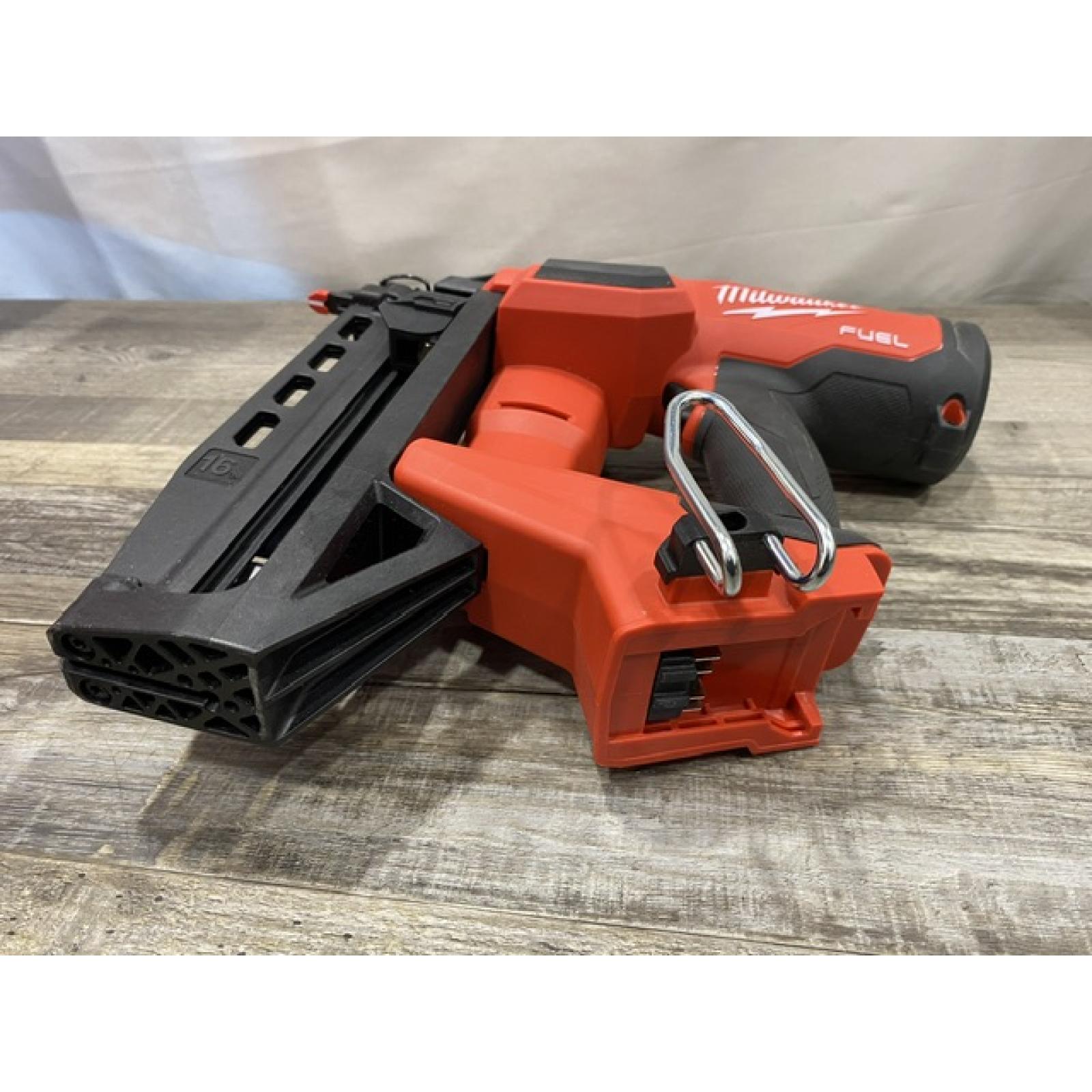AS-IS Milwaukee  FUEL 18-Volt Lithium-Ion Brushless Cordless Gen ll 16-Gauge Straight Finish Nailer (Tool Only)