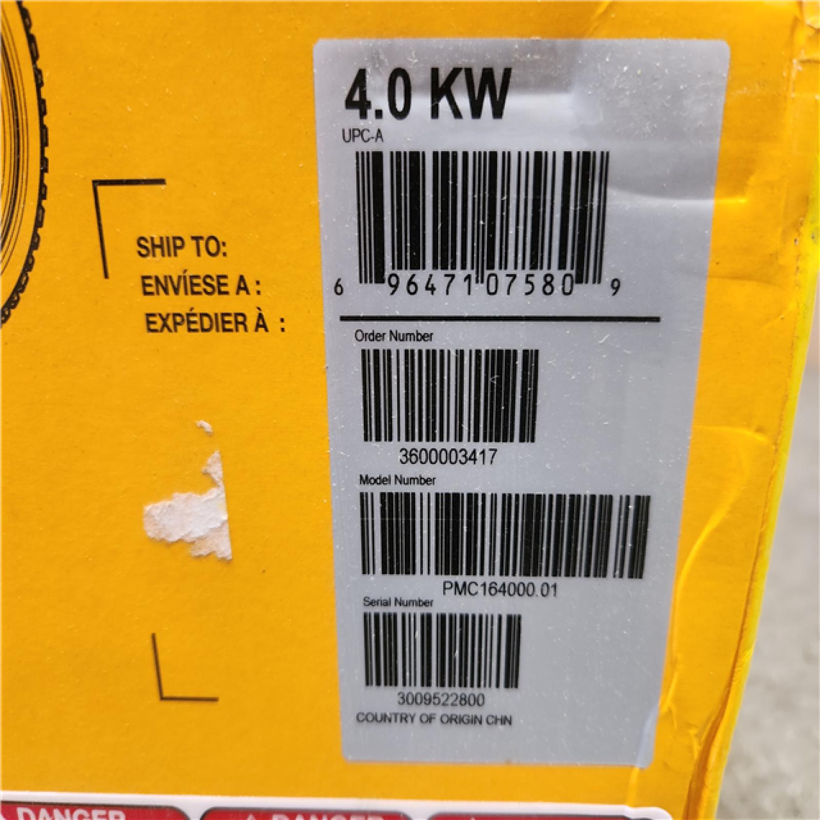 Phoenix NEW DEWALT 4500 / 4000- Watt Gas Powered Portable Generator with Idle Control  Covered Outlets and CO Protect -DXGNR4000