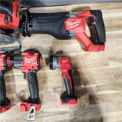HOUSTON LOCATION - AS-IS Milwaukee FUEL 18V Lithium-Ion Brushless Cordless 6-Tool Combo Kit