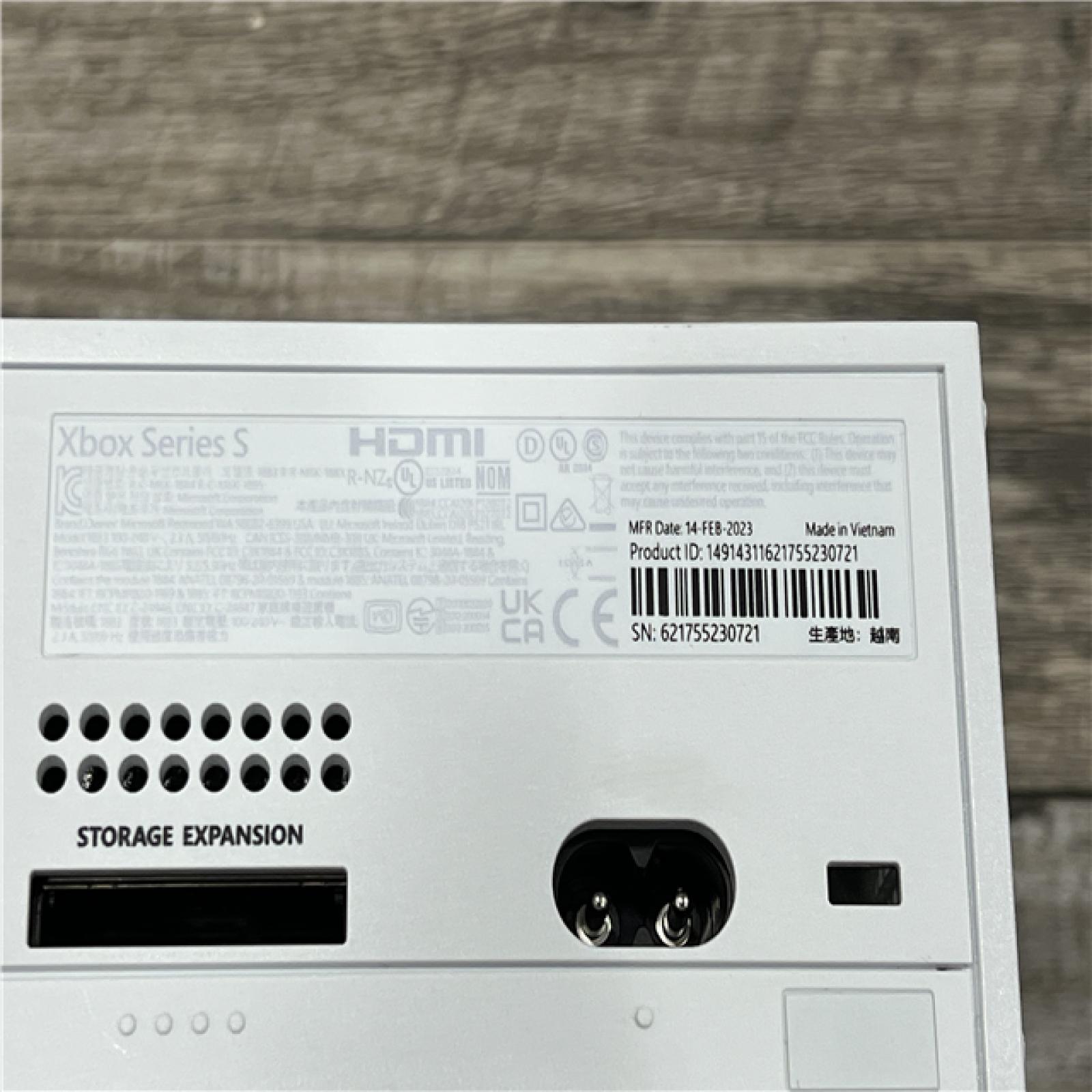 AS-IS Xbox Series S, 512GB SSD, All Digital Gaming Console, Robot White