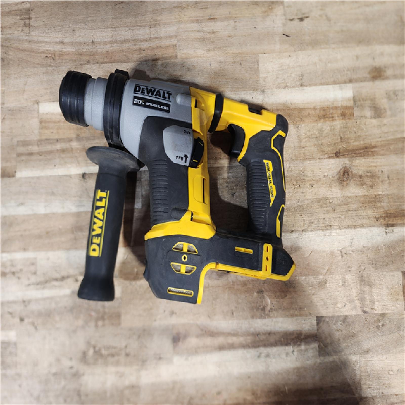 HOUSTON LOCATION - AS-IS DEWALT ATOMIC 20V MAX Cordless Brushless Ultra-Compact 5/8 in. SDS Plus Hammer Drill (Tool Only)