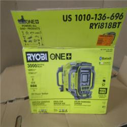 CALIFORNIA AS-IS RYOBI 18V ONE+ 1800-Watt Portable Battery Inverter Power Station/8-Port Charger