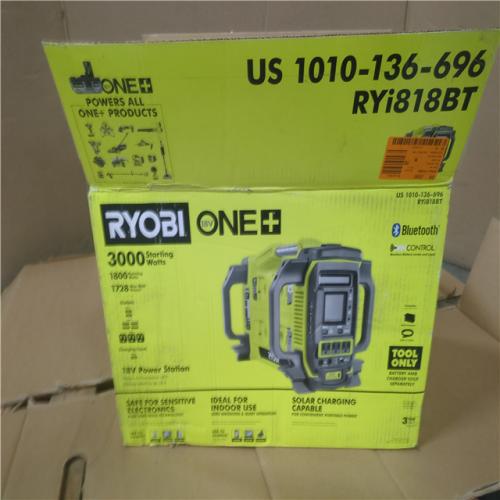 CALIFORNIA AS-IS RYOBI 18V ONE+ 1800-Watt Portable Battery Inverter Power Station/8-Port Charger