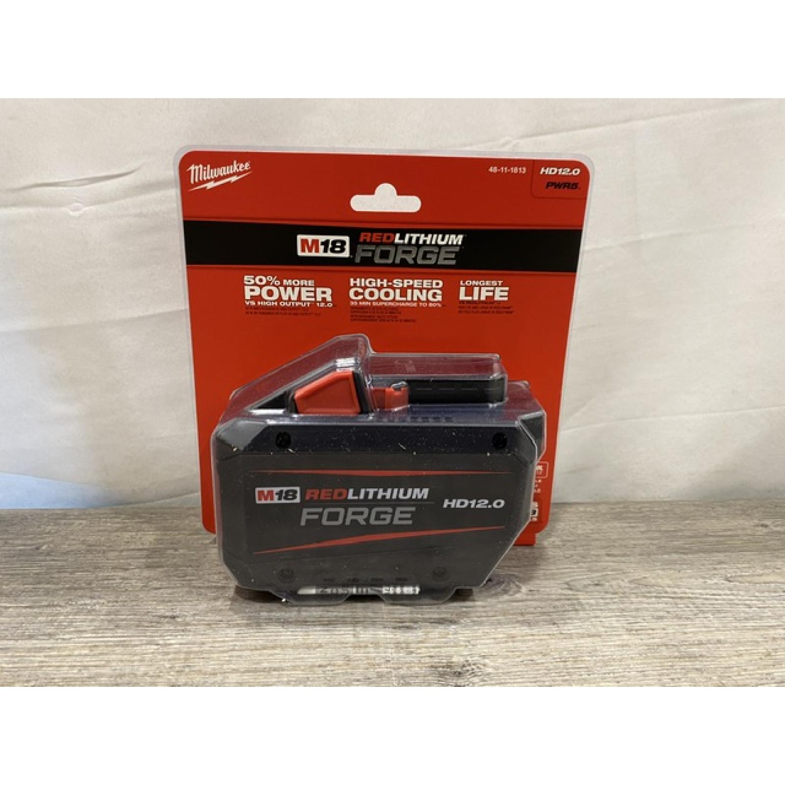 NEW - Milwaukee 18V Lithium-Ion REDLITHIUM FORGE HD 12.0 Ah Battery Pack