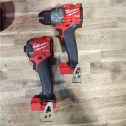 HOUSTON LOCATION - AS-IS MILWAUKEE FUEL 18V Lithium-Ion Brushless Cordless Hammer Drill and Impact Driver Combo Kit (2-Tool) with 2 Batteries
