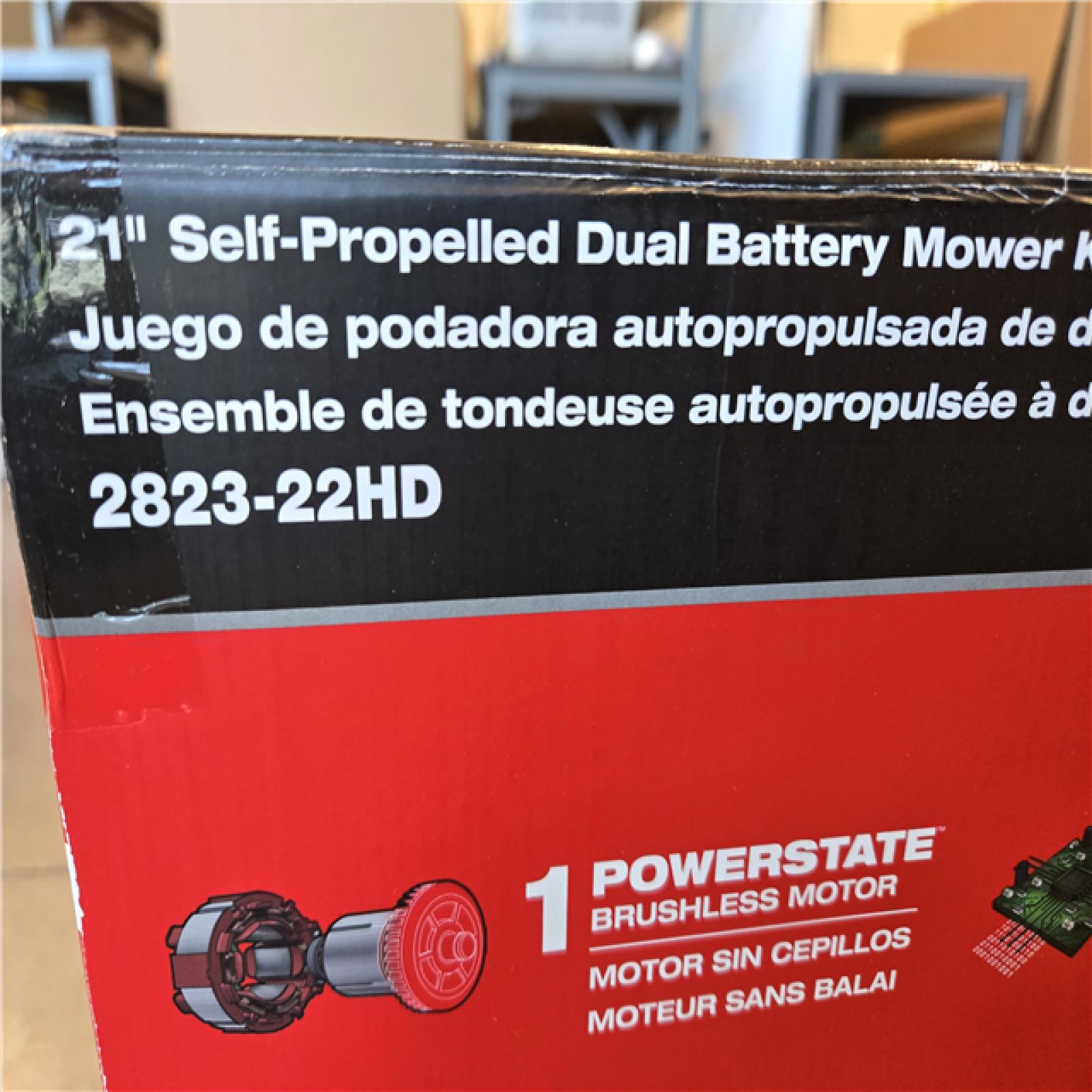 NEW!- Milwaukee 18 FUEL 21 Self-Propelled Dual Battery Mower Kit