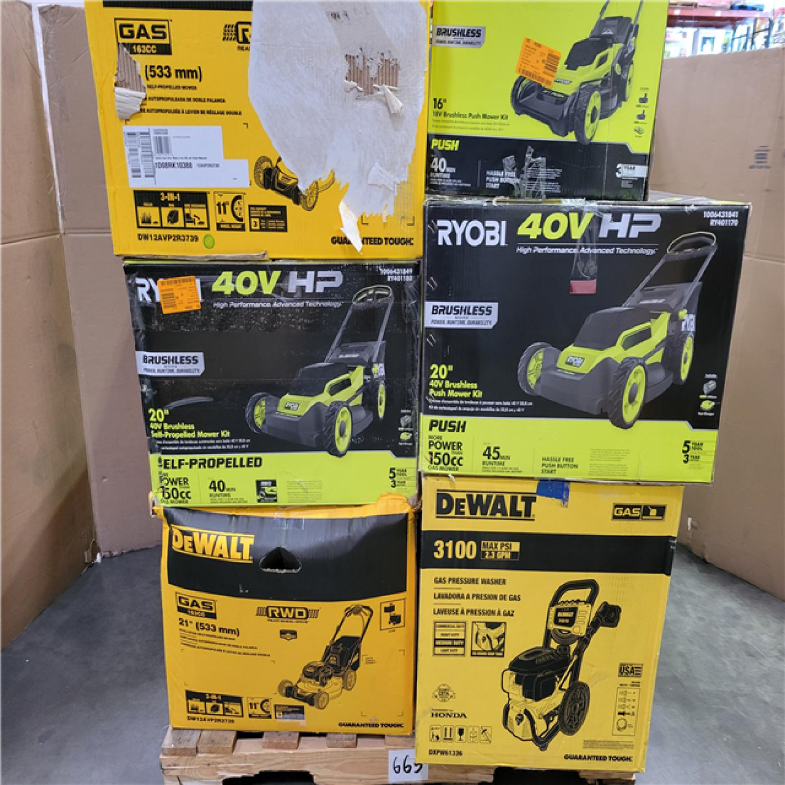 CALIFORNIA AS-IS OUTDOOR POWER EQUIPMENT