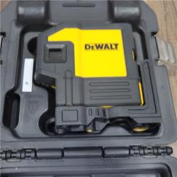 AS-IS Dewalt 165 ft. Red Self-Leveling 5-Spot & Horizontal Line Laser Level Kit w/ Case