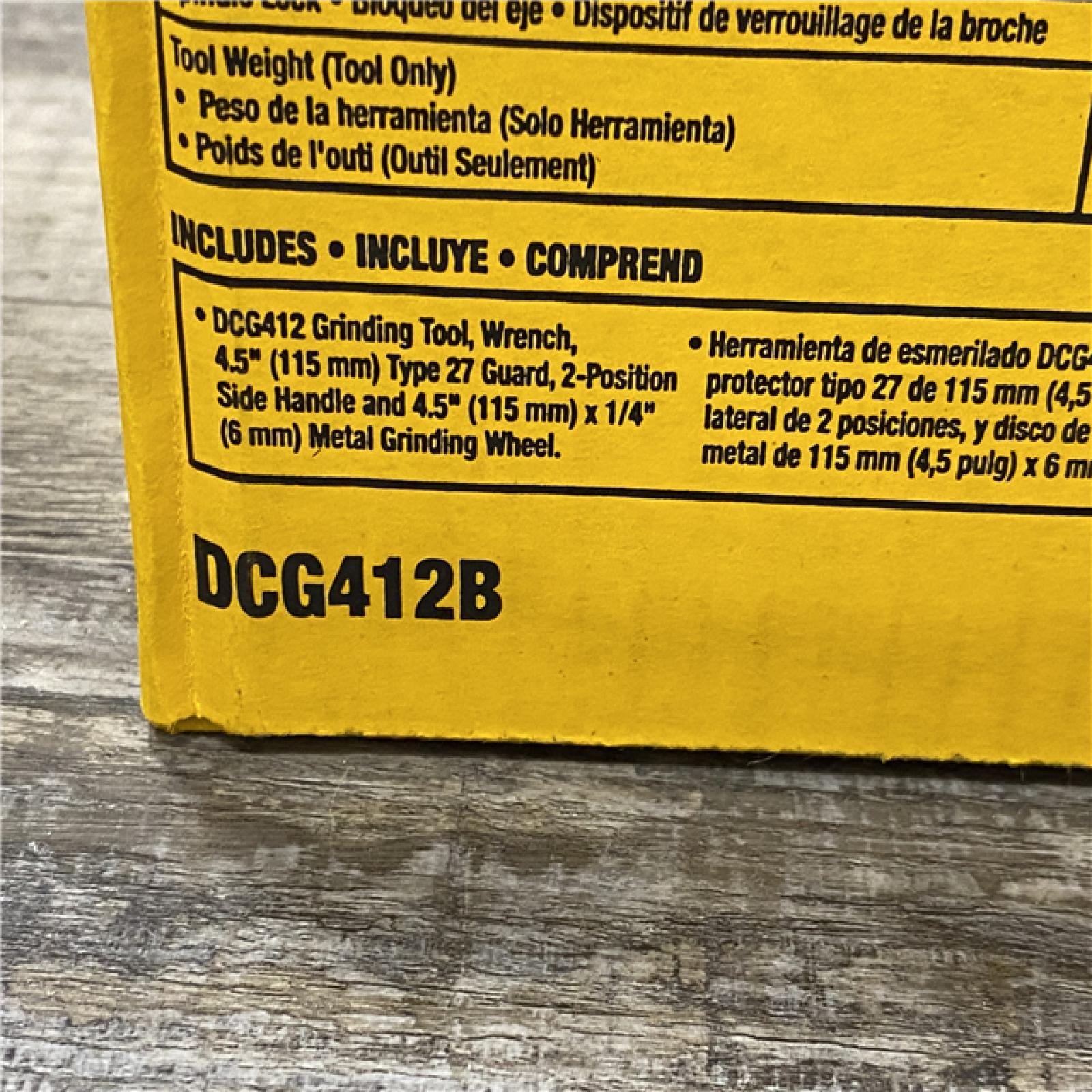 NEW - DEWALT 20V MAX Cordless 4.5 in. - 5 in. Angle Grinder (Tool Only)