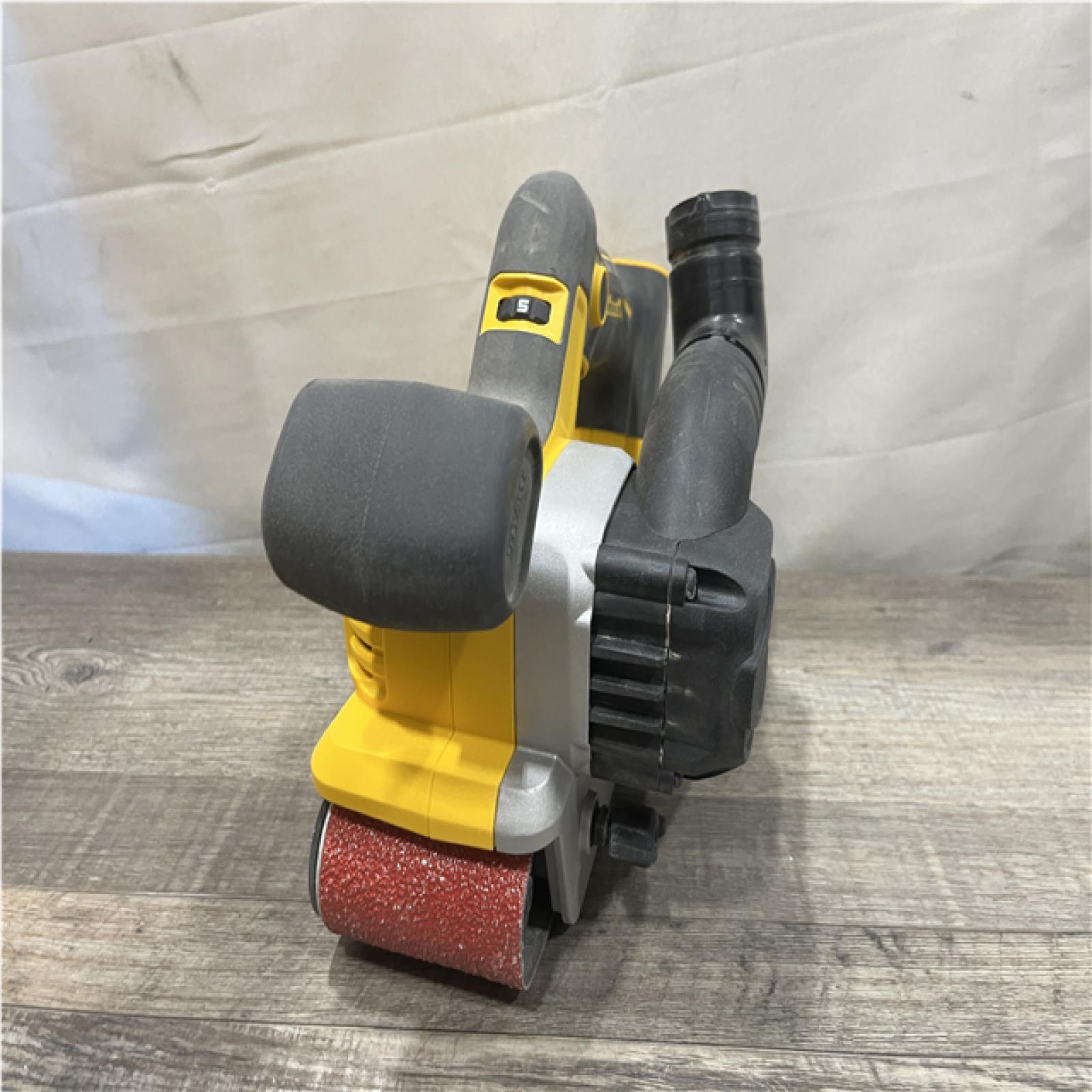 AS-IS DEWALT 20V MAX* XR Brushless Cordless Belt Sander (Tool-Only)