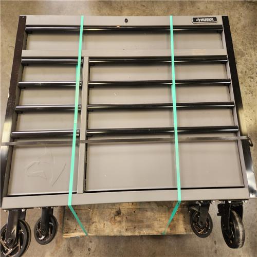 Phoenix AS-IS Husky Heavy-Duty 52 in. W 9-Drawer Matte Gray Steel Rolling Tool Chest