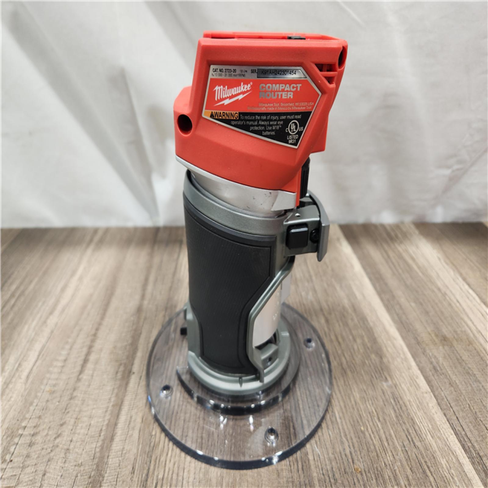 AS-IS- Milwaukee M18 FUEL Compact Router (Tool-Only)