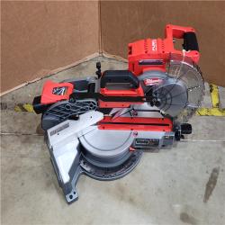HOUSTON LOCATION - AS-IS (APPEARS LIKE NEW) Milwaukee M18 FUEL Brushless Cordless 10 in. Dual Bevel Sliding Compound Miter Saw (Tool-Only)