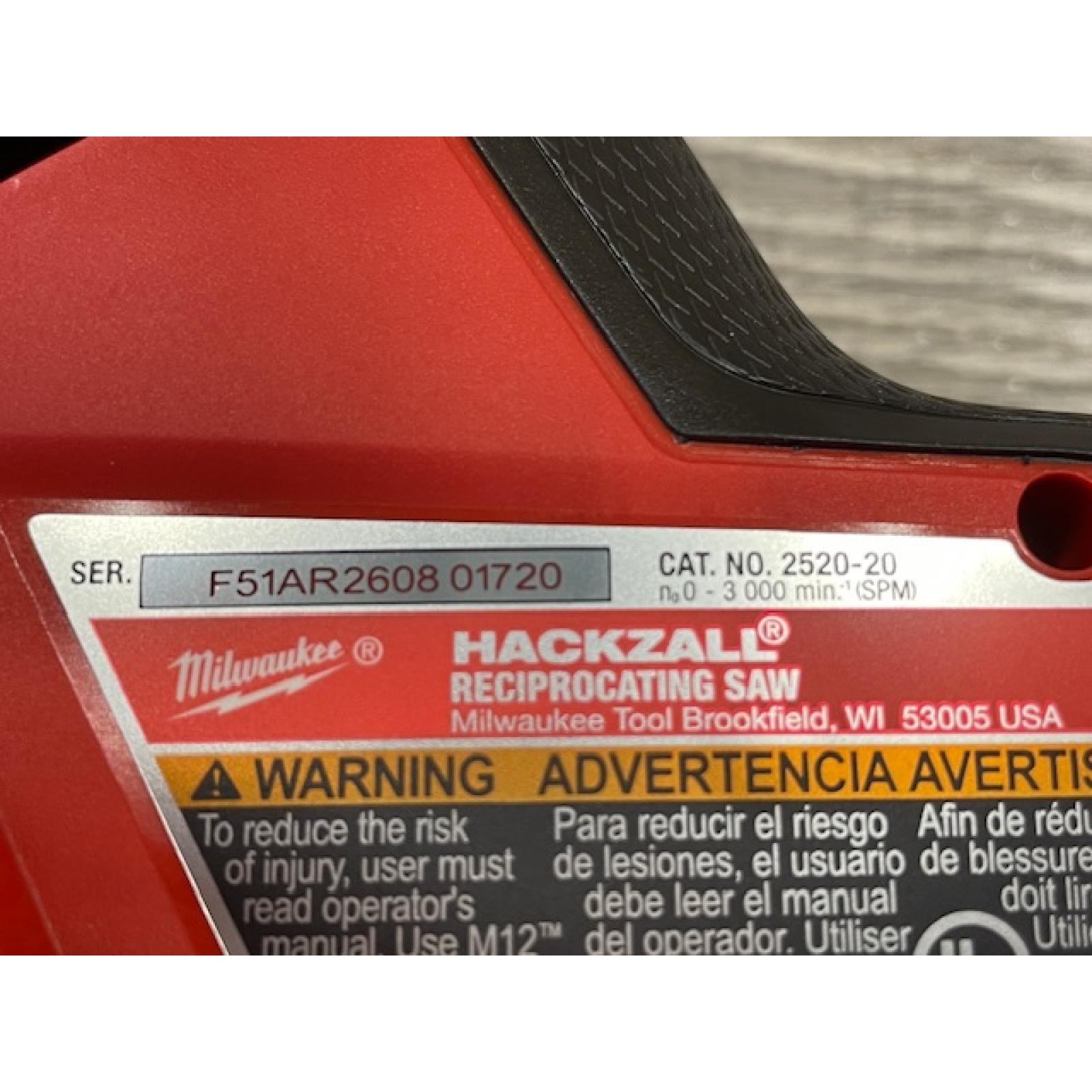 AS-IS Milwaukee FUEL 12V Lithium-Ion Brushless Cordless HACKZALL Reciprocating Saw Kit