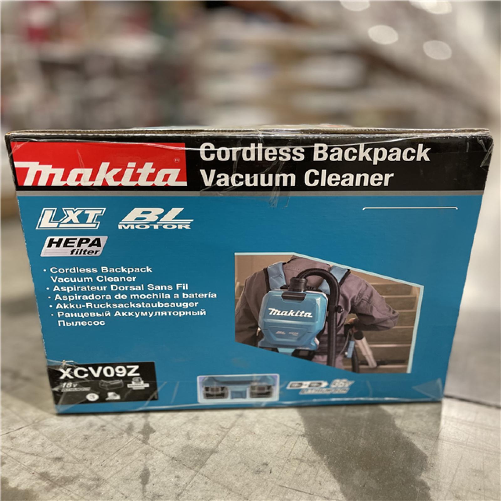 NEW! -Makita 18-Volt X2 LXT Lithium-Ion (36-Volt) Brushless Cordless 1/2 Gal. HEPA Filter Backpack Dry Vacuum Cleaner (Tool Only)