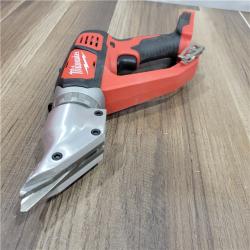 AS-IS Milwaukee M18 18-volt Lithium-ion Cordless 18-gauge Double Cut Metal Shear  Bare Tool