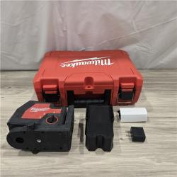 AS-IS Milwaukee-3522-21 Green Beam Laser Cross Line Plumb Point USB Rechargeable