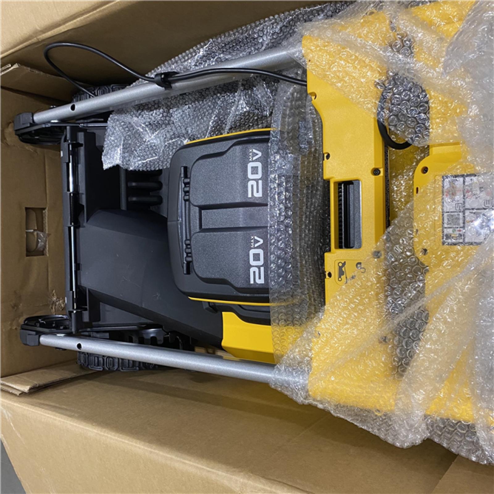 As-Is-DEWALT 2x20V MAX 21 in. Cordless Battery Powered Self Propelled Lawn Mower Kit with (2) 10 Ah Batteries and Chargers